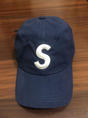 美國正品supreme gore-tex新款 大S logo 防風防水深藍橙色帽子鴨舌帽子