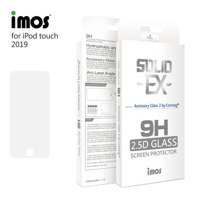 【imos授權代理】 iPod touch 7 touch 2019 imos 2.5D康寧全透明強化玻璃保護貼