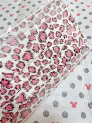 特殊收藏 粉紅豹紋 成人口罩 平面口罩 （3枚）