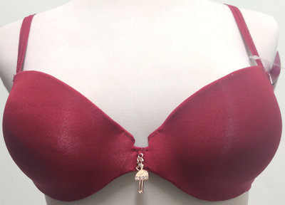 平胸，小胸專用 🌟Bravonia 波曼妮亞 紅色厚杯 尺碼罩杯：34/75B #全新內衣#全新胸罩