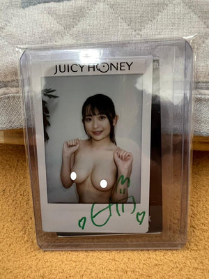 梓光莉 簽名拍立得 露點 Juicy honey Plus 20 (A)
