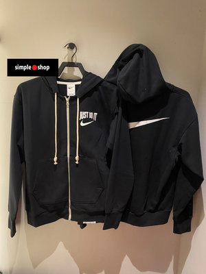 【Simple Shop】NIKE DRI-FIT 排汗 運動外套 籃球外套 連帽外套 黑色 DV9449-010