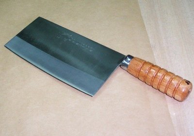 @最專業的刀剪 台中市最知名的建成刀剪行@方型-剁刀系列-木柄(3.5m/m) 6.寸刀(特銀)