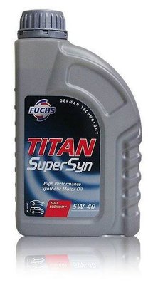 【Max魔力汽車百貨】 FUCHS TITAN SUPERSYN全合成機油 5W40 (特價中)