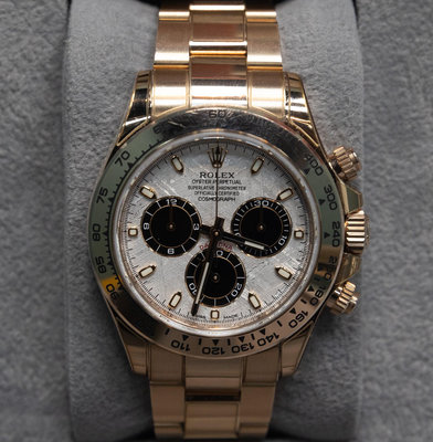 【Tw Watch】勞力士 Rolex 116505 Daytona 隕石面 19年盒單齊 經典收藏 (已交流)