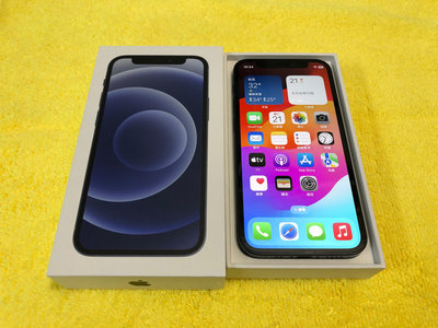 Apple 蘋果 iPhone 12 mini 128G 5.4吋 黑色 健康82-84% 輕巧好攜 中古販售