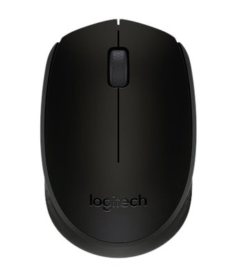 【鳥鵬電腦】logitech 羅技 B170 無線滑鼠 左右手通用 電源開關 隨插即用 可重新指定左右按鍵功能 2.4G