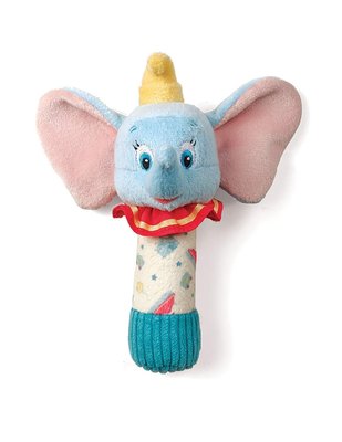 預購 美國帶回 Disney Dumbo 可愛迪士尼大耳小飛象 寶寶筆狀玩偶手搖鈴 嬰兒車 嬰兒床 安撫玩具 新生兒