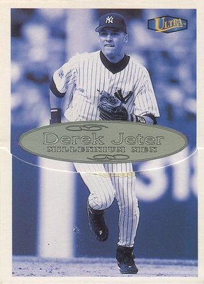 洋基之子 Derek Jeter 1998 Fleer Millennium Men 摺疊卡:B3