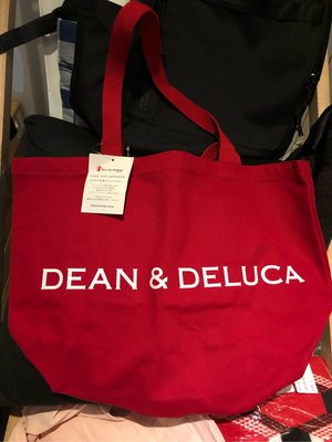 Dean &amp; Deluca Japan xmas limited edition 慈善聖誕限量版 紅色購物袋