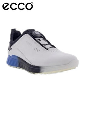 鞋子Ecco愛步高爾夫男士球鞋S3系列牛皮舒適防水透氣golf運動鞋23新款