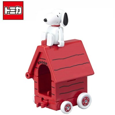 天使熊雜貨小舖~TOMICA 騎乘系列 R01 史努比 Snoopy x House Car 小汽車 玩具車