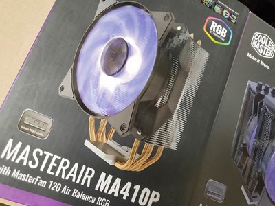 【全新盒裝】酷碼 MasterAir MA410P RGB 4導管 直觸式 內含控制器 高度15.8 mm 二年保