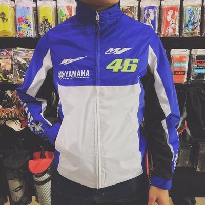 【熱賣精選】Yamaha騎行風衣MotoGPVR46賽車服雅馬哈摩托車騎行沖鋒衣休閑外套-LK99799