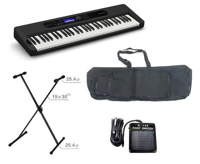 全新公司貨CASIO 卡西歐 CT-S400 中階 電子琴 61鍵電子琴 免運費＋台製琴架＋台製琴袋＋踏板