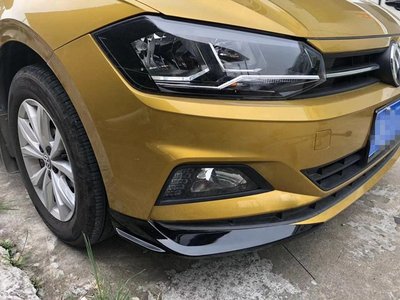 ** 福品小舖 ** 福斯  VW 2018~New POLO  專用  改裝 下巴　包角前杠 風刃前杠 風刀改裝風刃
