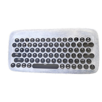 鍵盤膜 洛斐LOFREE鍵盤保護膜DOT圓點機械鍵盤防塵套凹凸墊罩透明彩色鍵位膜全覆蓋帶印字配件