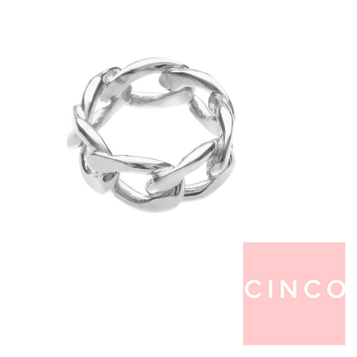 CINCO 葡萄牙精品 Nico Ring 925純銀素面戒指 簡約百搭款