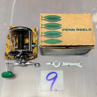 采潔 日本二手外匯精品釣具 PENN REELS 155型 二手釣竿 捲線器 富士輪 前打輪前打竿 編號 A9