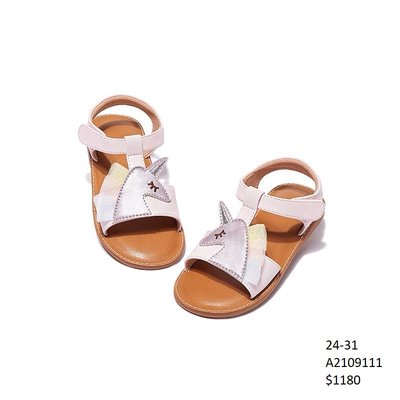【Girl】 JC BABY 可愛獨角獸涼鞋(共兩色) #A2109111