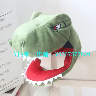 頭套 日系韓版可愛帽子搞怪鯊魚恐龍頭套少女登臺表演拍照道具秋冬季潮