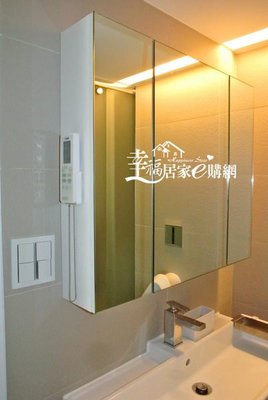 W70鏡箱櫃 鋁封邊 二門 免運(質感佳) 鏡櫃 鏡箱櫃 發泡防水 實用 耐用