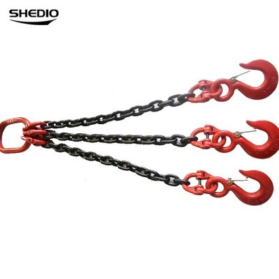 下殺-錳鋼起重鏈條吊索具 組合吊索具三條腿吊索具定做鏈條起重吊索具