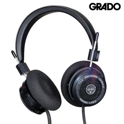 東京快遞耳機館 開封門市 Grado Prestige SR80x 開放式耳罩耳機 台灣公司貨