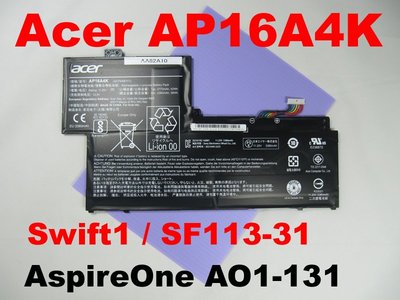 AP16A4K Acer 宏碁 原廠 電池 Swift1 SF113-31 AO1-131 N16Q9