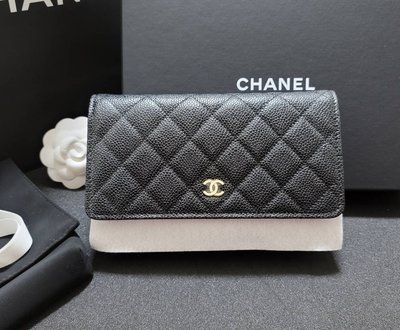(sold out)chanel 經典黑金WOC