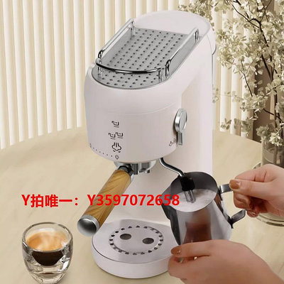 咖啡機20bar意式全半自動咖啡機小型家用蒸汽奶美式110V美規歐規臺灣