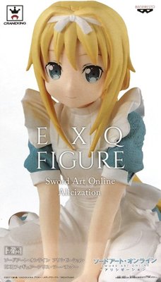 日本正版 景品 刀劍神域 SAO 愛麗絲 EXQ 模型 公仔 日本代購