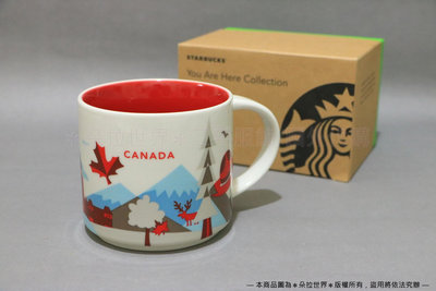 ⦿ 加拿大 Canada 》星巴克 STARBUCKS 城市馬克杯 咖啡杯 YAH系列 414ml