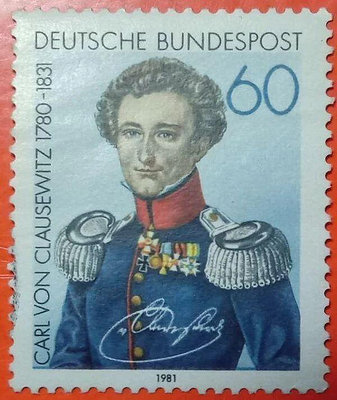 德國郵票舊票套 1981 150th Death Anniv. of General Carl Philipp Gottfried von Clausewitz