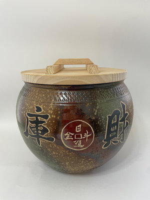 東昇瓷器餐具=台灣製造25斤木蓋米甕  NO.1