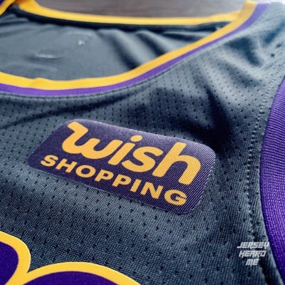 Lebron James Lakers Earned LBJ 湖人 黃金獎勵版 贊助標 球迷版 NBA 球衣