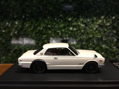 1/43 Mark43 Nissan Skyline GT-R (KPGC10) White PM4335W【MGM