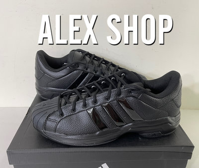 艾力克斯 ADIDAS PRO MODEL 2G LOW 男 FX7100 黑皮革 籃球鞋 X5