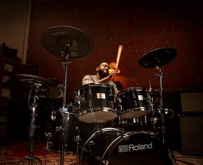 最新款 Roland VAD506 頂級 高擬真 電子鼓 木製鼓身 頂級首選 支援藍牙播放 表演 錄音 練習 茗詮