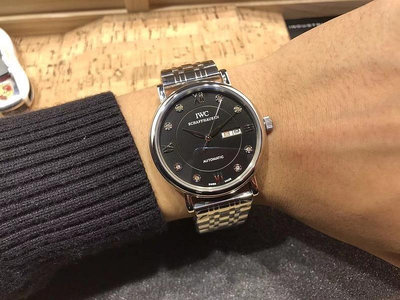 二手全新萬國  IWC 柏濤菲諾  男士腕錶 時尚手錶直徑40mm