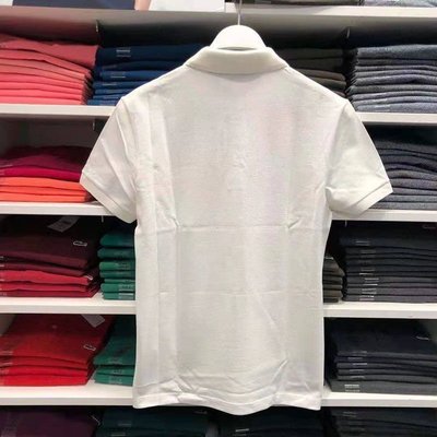 100％原廠法國LACOSTE 鱷魚男青年商務休閑Polo衫短袖純色活力簡約夏季T恤PH9437