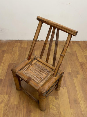 【二手】蘇作小竹椅子一把42.32.36座面高好用 老物件 老貨 古玩【廣聚堂】-1549
