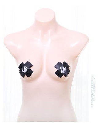 Black Cross/x Breast Sticker Disposable Nipple Cover Pasties