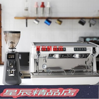 手搖咖啡機GALILEO Q18伽利略定量磨豆機商用電動數控意式咖啡豆研磨機家用滿額免運