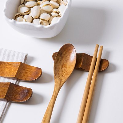 品如衣櫃 置物架 调料盒 居家家 日式木質筷架家用餐具收納架 廚房勺子筷子托托筷枕筷子架