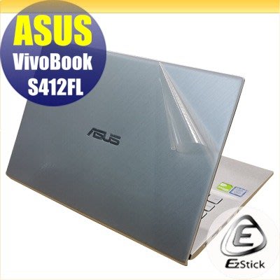 【Ezstick】ASUS S412 S412FL 二代透氣機身保護貼(含上蓋貼、鍵盤週圍貼) DIY 包膜