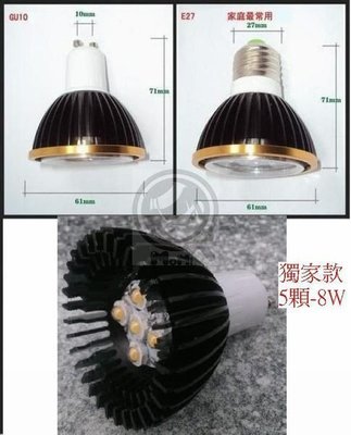 GU10/E27 PAR20投射燈☀MoMi高亮度LED台灣製☀8W/10W 獨家設計款-聚光高功率High power