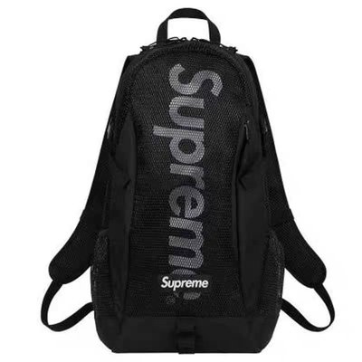 supreme 20SS Backpack Bag雙肩包 網眼書包3M反光運動後背包