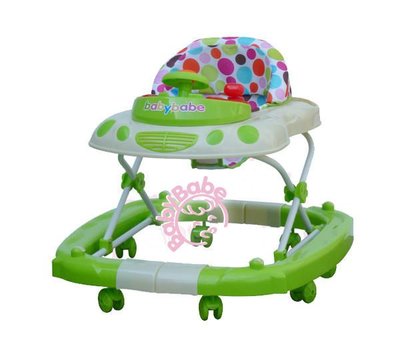 *歡樂屋*.....//Babybabe 多功能兩用汽車嬰幼兒學步車//.....綠色/橘色