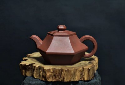 仿古壺 紫砂優秀陶藝家范軍平作家の作品 中国宜興紫砂茶壺 朱泥急須 - 食器